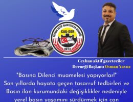 Basına Dilenci muamelesi yapıyorlar