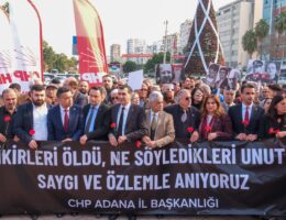 CHP Adana İl Örgütü Uğur Mumcu’yu andı