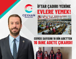 İFTAR ÇADIRI YERİNE EVLERE YEMEK